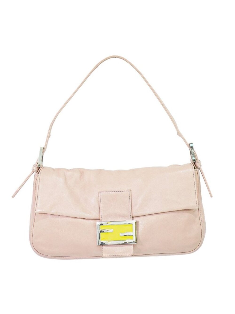 Fendi Mamma Bucket Shoulder Bag Leather Pink - Picture 1 of 9
